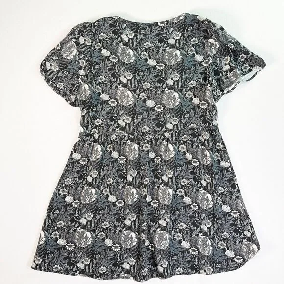 Disturbia | Nightbloom Collared Mini Dress | Sz 12 - Picture 3 of 5